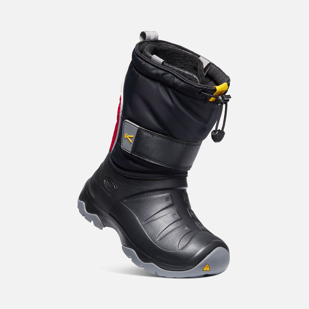 Bottes de Neige Keen Enfant Noir/Rouge | Lumi Ii Waterproof | FUPAD-5610